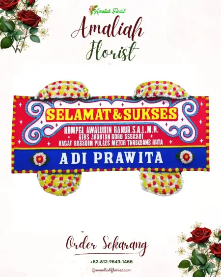 Papan Bunga Ucapan Selamat Girilayu